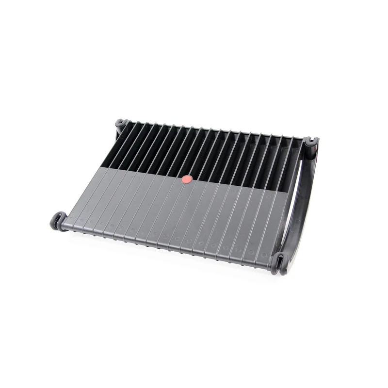 hjh OFFICE Footrest PODI Fixed and with Rocker Function Ergonomic Non-Slip Black