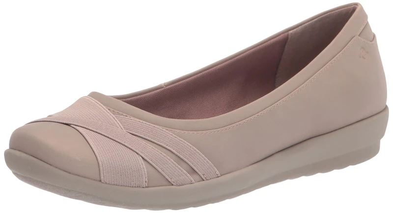 Easy Spirit Women's Acasia Slip-On Flats (Taupe, 8.5 M US)