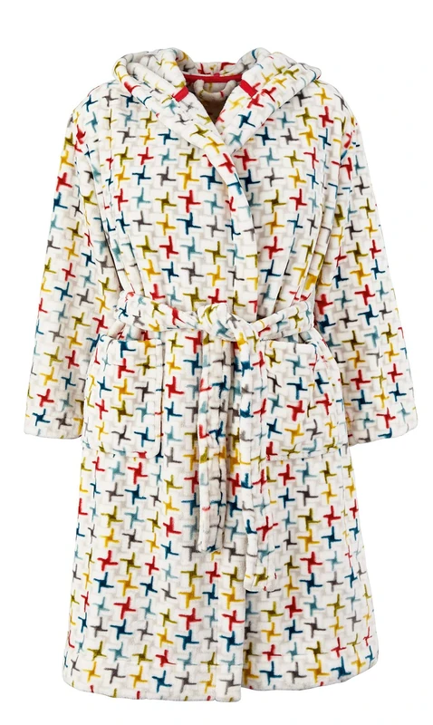 HELENA SPRINGFIELD Macaw/Kipling Dressing Gown Explorer, 100% POLYESTER, S/M - Image 1