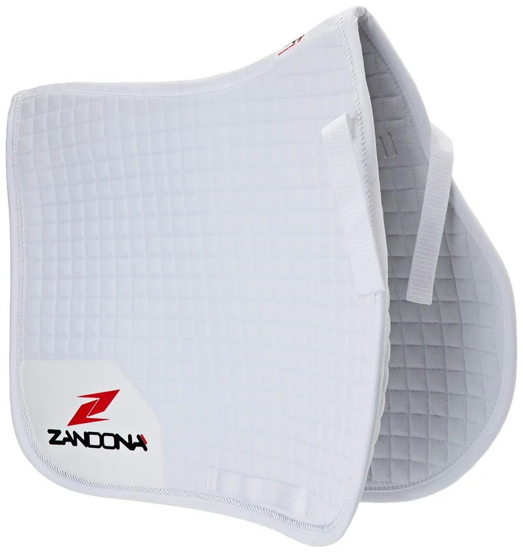 Zandonà MCL Jumping Saddle-Pad, Protection for Horses No Genre, E9080Wepywe, Bianco, Pony