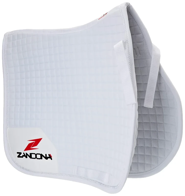 Zandonà MCL Jumping Saddle-Pad, Protection for Horses No Genre, E9080Wecbwe, Bianco, Cob