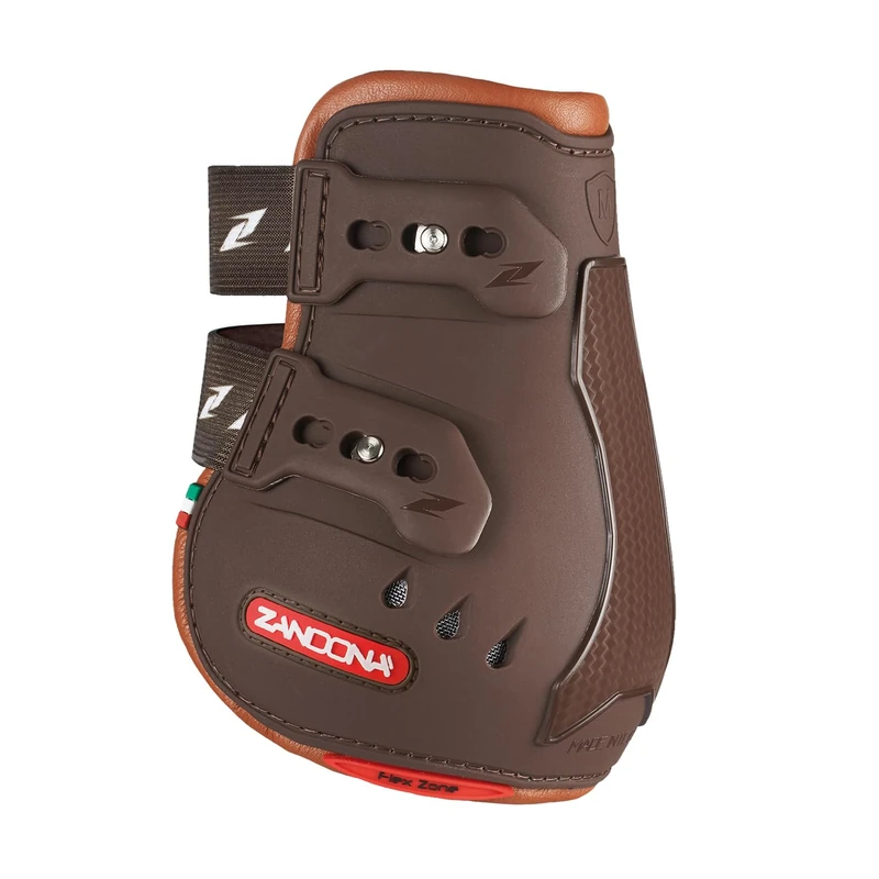 Zandonà Carbon Air Classic Evo Active-Fit Fetlock, Protection for Horses No Genre, E2158Bnlbn, brown, L