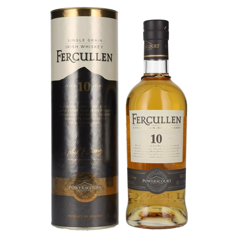 Fercullen 10 Year Old 70cl, 40% ABV, Single Grain Irish Whiskey,