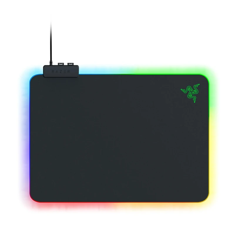 Razer Firefly V2 - Gaming Mouse Pad (Gaming Mouse Mat, Micro-Textured Surface, Cable Holder, RGB Chroma Lighting) Black