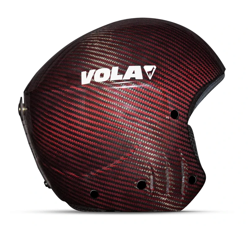 Vola FIS Carbon ELEMENT6 T M Adult Unisex Helmet, Red, M - Image 1