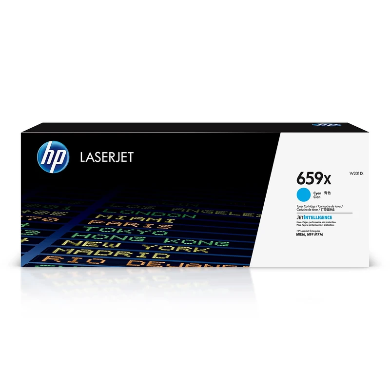 HP W2011X 659X High Yield Original LaserJet Toner Cartridge, Cyan, Single Pack