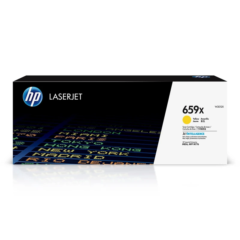 HP W2012X 659X High Yield Original LaserJet Toner Cartridge, Yellow, Single Pack