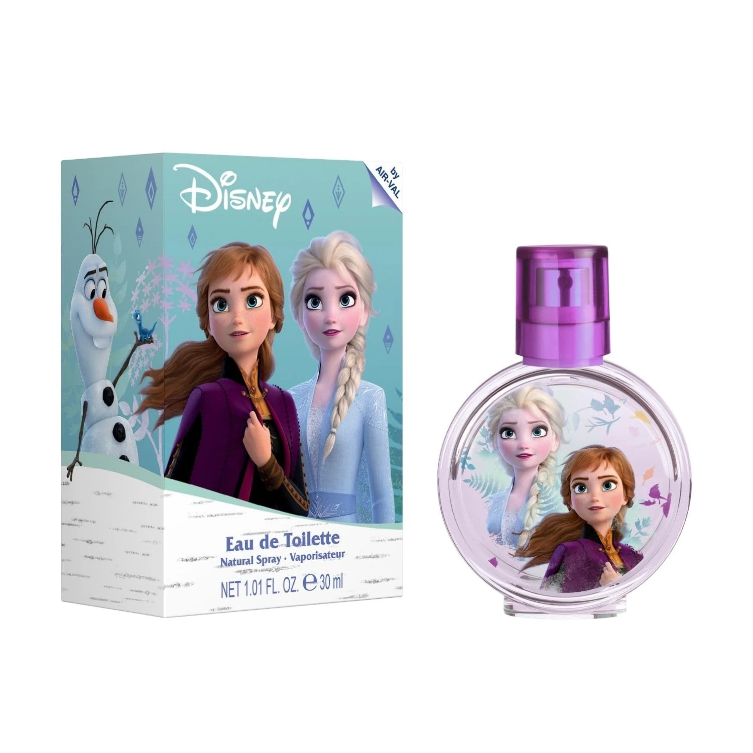 Disney Frozen Children Eau de Toilette Natural Perfume Spray, Vegan and Dermatologically tested EDT Spray for Kids - Safe Daily Fragrance Gift, 30ml