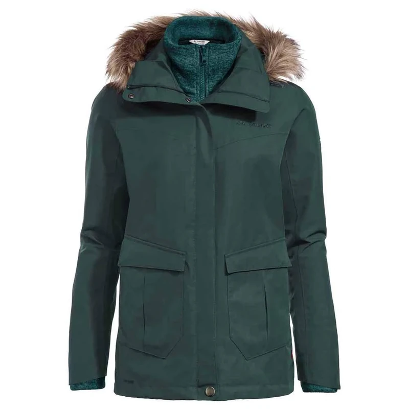 VAUDE Kilia Women's 3-in-1 Jacket, Womens, 410790000000, quarz, 46 (EU) - Image 1