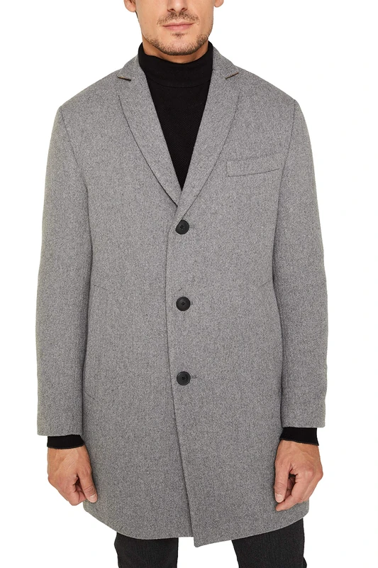 ESPRIT Men's 129ee2g004 Coat Not Applicable, Grey (Grey 5 034), Xx-Large