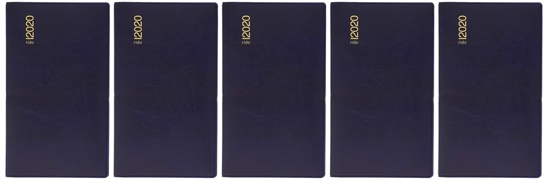 5 x Rido/idé Plan Calendar Mini Planner d.bl1M/2SCat