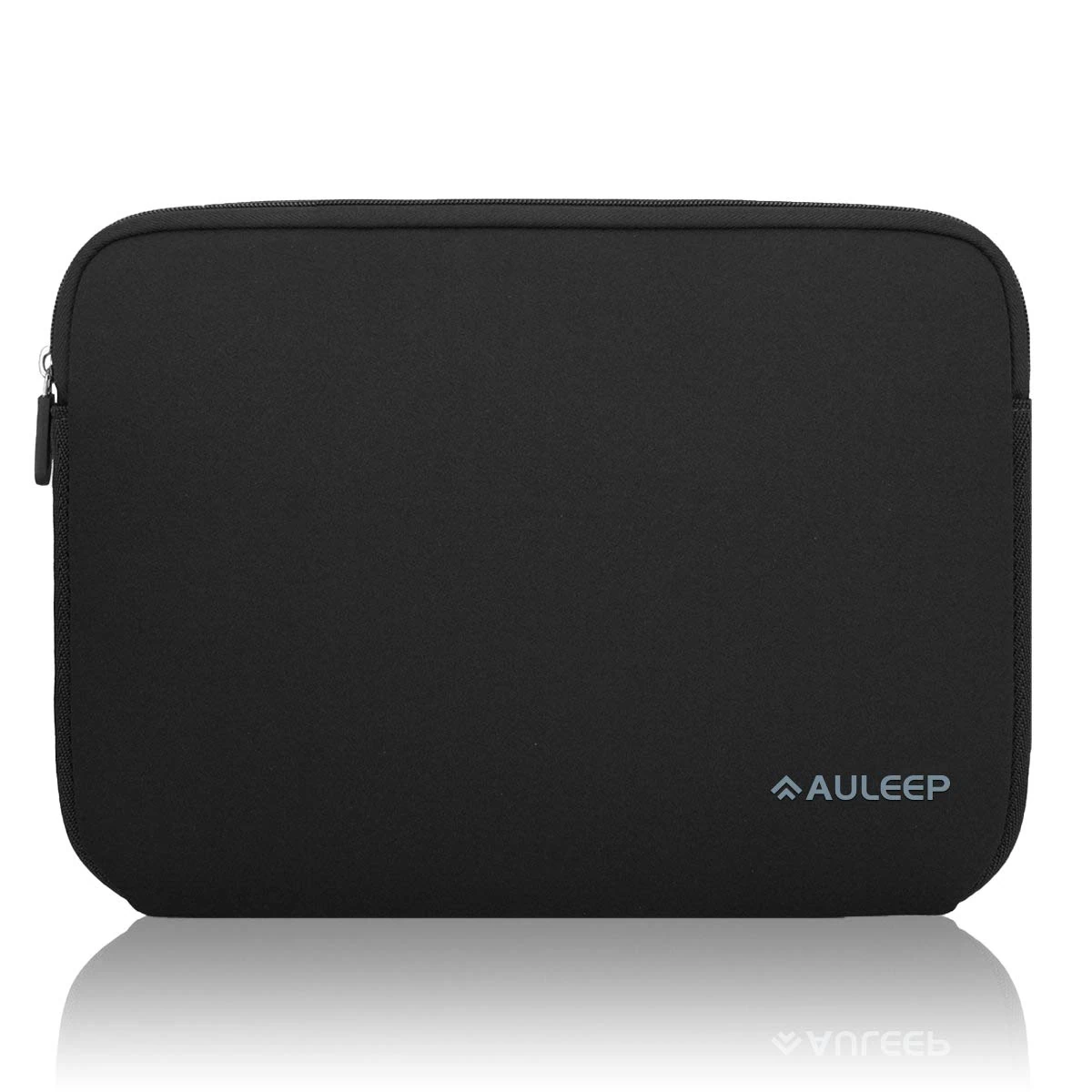 AULEEP Laptop Sleeve Case 13 13.3 14 Inch Neoprene Lightweight Thick Notebook Computer Pocket Tablet Carrying Sleeve/Water-Resistant Compatible Cover for Acer/Asus/Dell/Lenovo/HP and More, Black