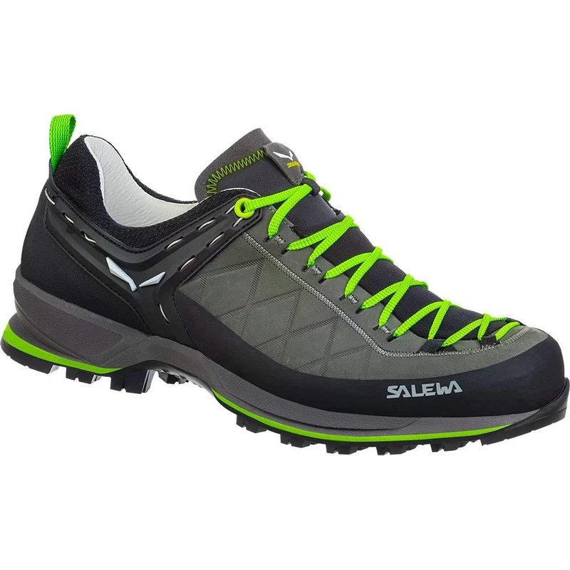 Salewa MS MTN TRAINER 2 L Men's Approach Shoes - Smoked/Fluo Green