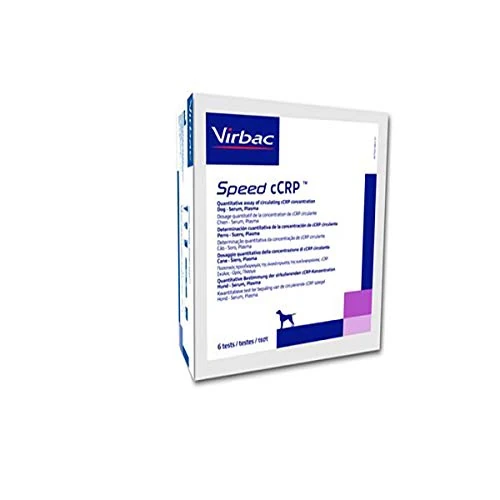 Virbac Biomarqueurs Speed CCRP Pour Analyseur Speed Reader Dosage CCRP Chien boite de 6 Tests - Image 1
