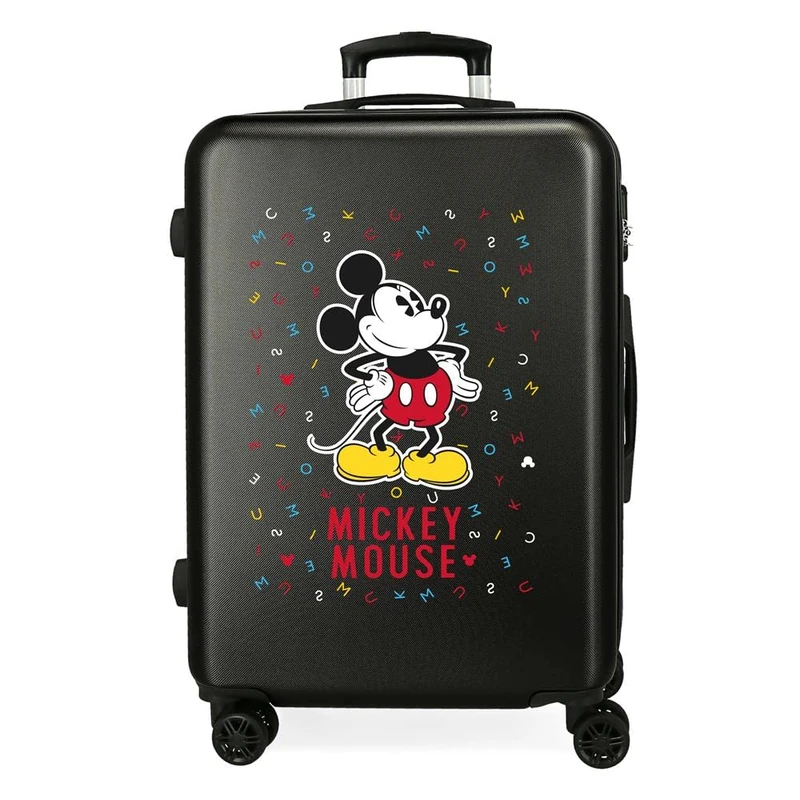 Have a Good Day Mickey Black Medium Hardside Suitcase 68cm