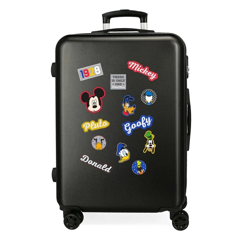 Disney Have a Good Day Mickey Black Medium Hardside Suitcase 68cm