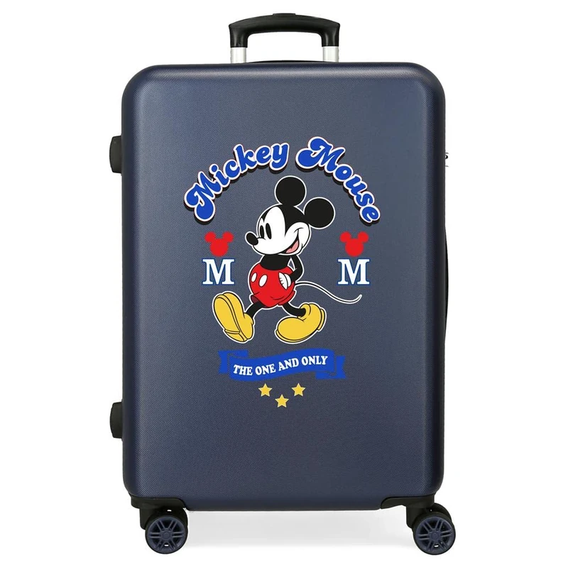 Disney Have a Good Day Mickey Blue Medium Hardside Suitcase 68cm