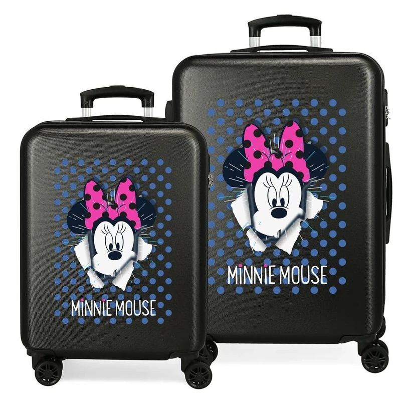 Minnie Sunny Day Blue Hardside Luggage Set 55-68cm