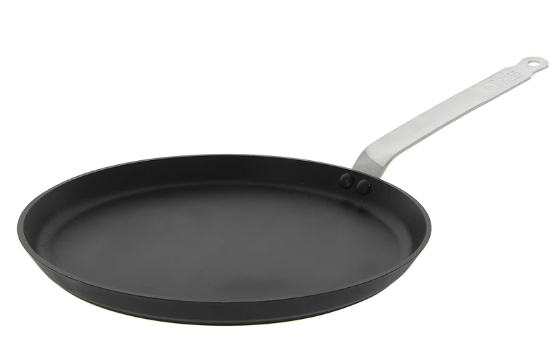 DE BUYER Intensive Impact Crepe Pan with Stainless Steel Tail – Induction – 30 cm - Image 1