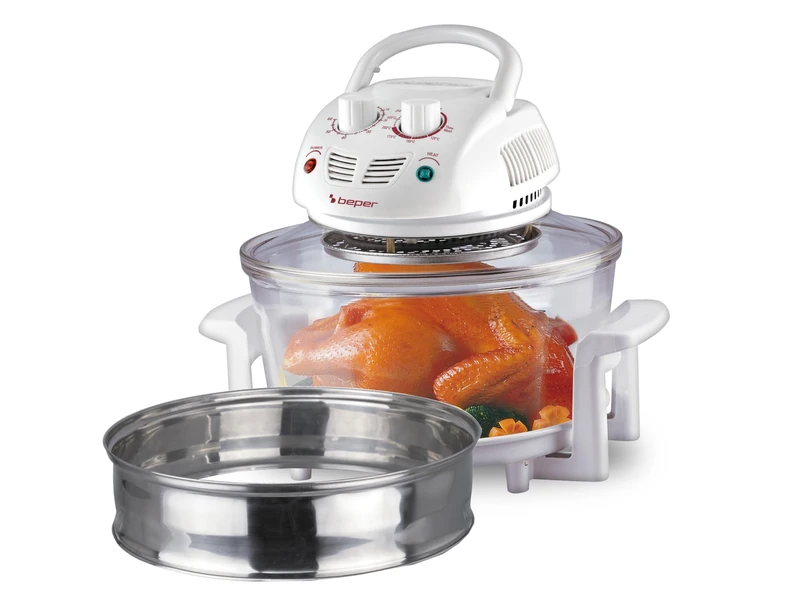 BEPER BF.640 Halogen Oven, Max Capacity 18L, 60 Minute Timer, White - Image 1
