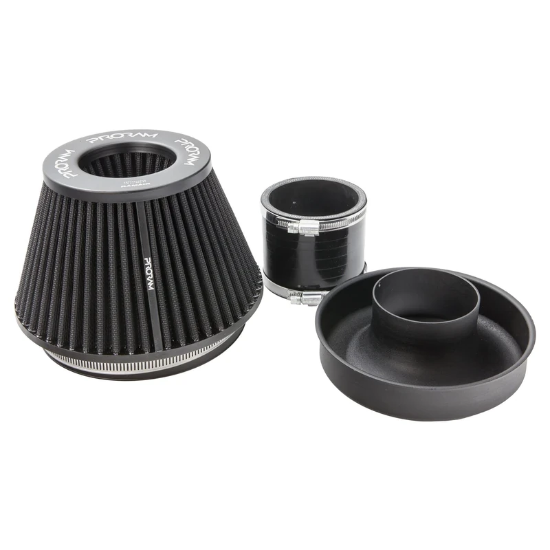 Ramair Performance Pleated Medium Cone Air Filter with 76mm OD Neck & Silicone Coupling