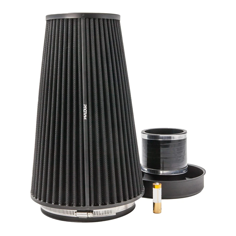 Ramair Performance Pleated Extra Large Cone Air Filter with 80mm OD Neck & Silicone Coupling