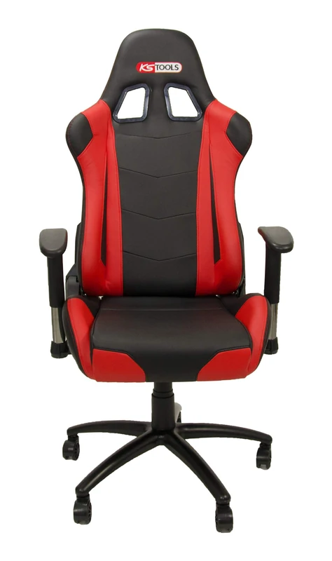 KS Tools 100381 Racing Work Seat, Red/Black