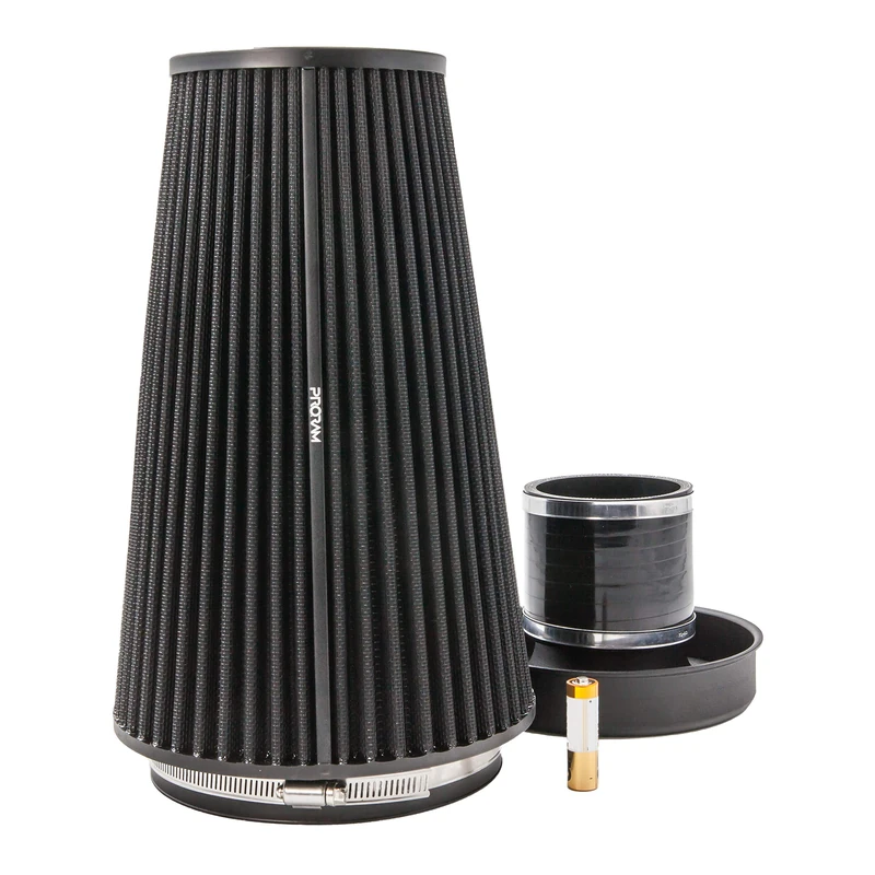 Ramair Performance Pleated Extra Large Cone Air Filter with 102mm OD Neck & Silicone Coupling