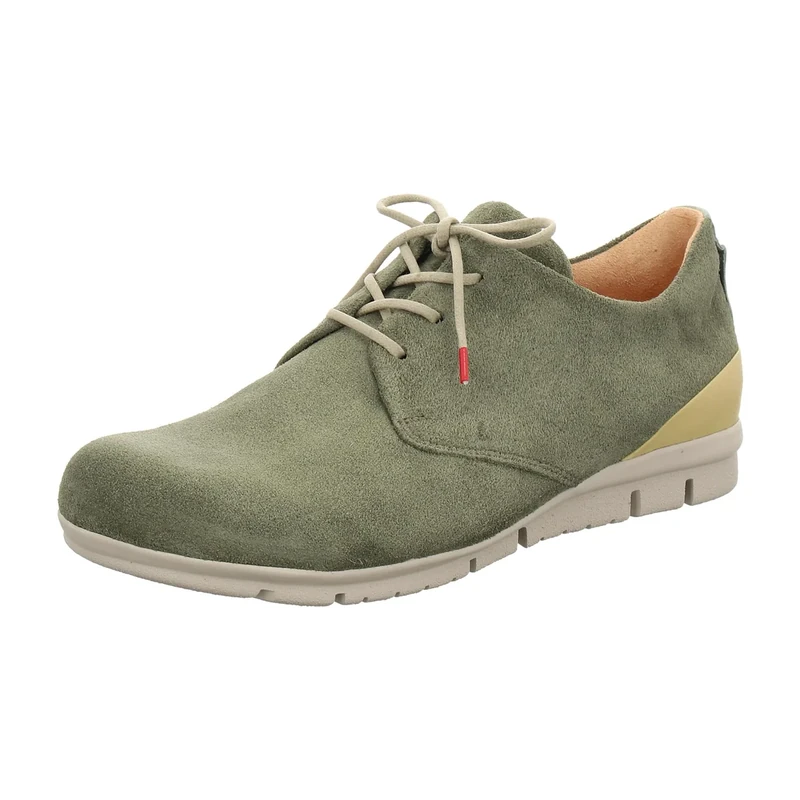 Think! Men's King Chrome-Free Tanned Sustainable Interchangeable Footbed Lace-Up Shoes, 7000 Olive Estate, 9 UK
