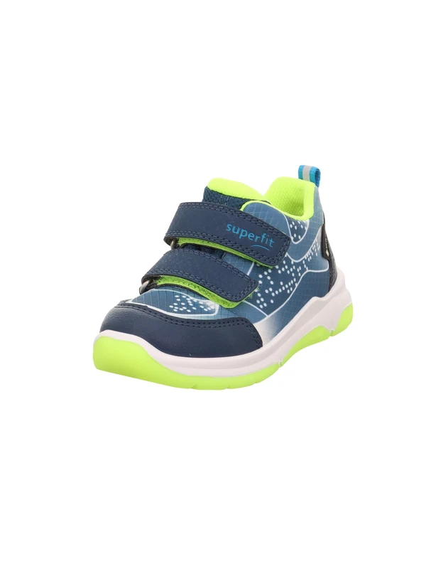Superfit Boys' Cooper Gore-Tex Trainers, Blue Yellow 8000, 7 UK Child