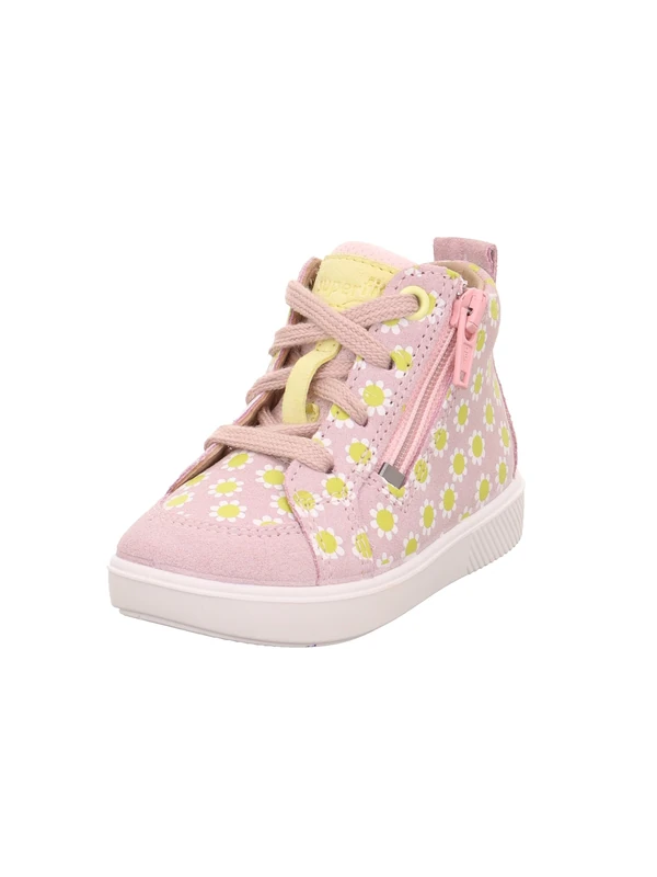 Superfit Supies Girls' First Walking Shoes, Pink Yellow 5510, 2.5 UK Child