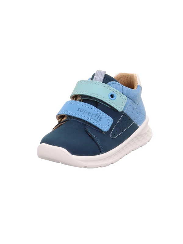 Superfit Boys' Breeze First Walking Shoes, Blue Light Blue 8030, 9.5 UK Child