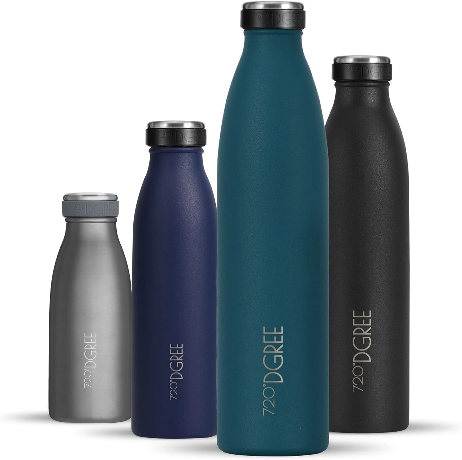 720°DGREE Vaccum Insulated Water Bottle “milkyBottle“ - 750 ml - Insulated, Leakproof, BPA-Free, Thermo Flask - for Sports, Gym, Fitness, School, Kids, Travel, Outdoor, Hot, Cold & Carbonated Drinks
