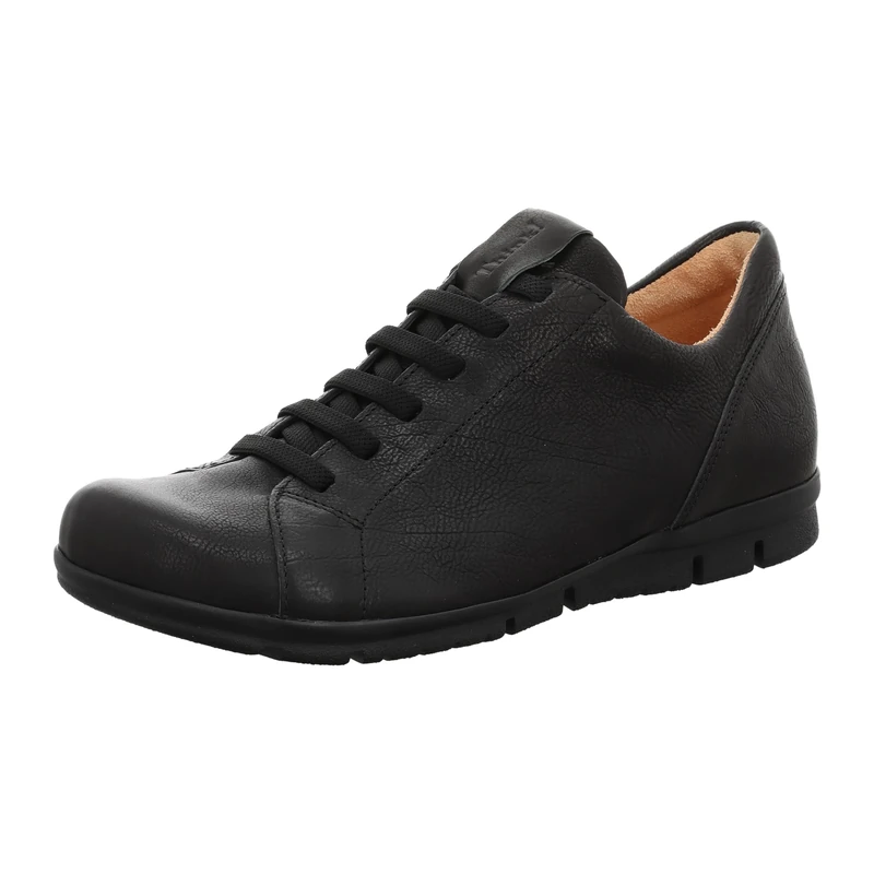 Think! Men's King_3-000659 Chrome-Free Tanned Sustainable Interchangeable Footbed Loafer, 0000 Black, 7 UK