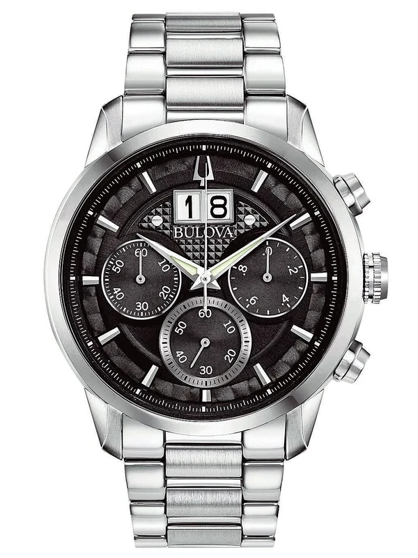 Bulova Mens Chronograph Wristwatch Sutton