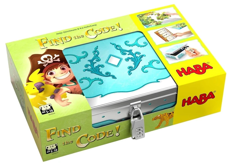 HABA Find the Code! Pirate Island - Cooperative Puzzle Game