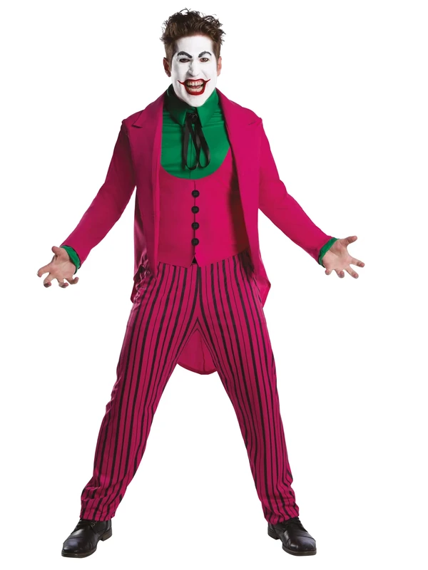 Rubies Official DC Comic The Joker 1966 Version, Super Villain Adult Costume, Size Men's X-Large Chest 44-46 inch Halloween