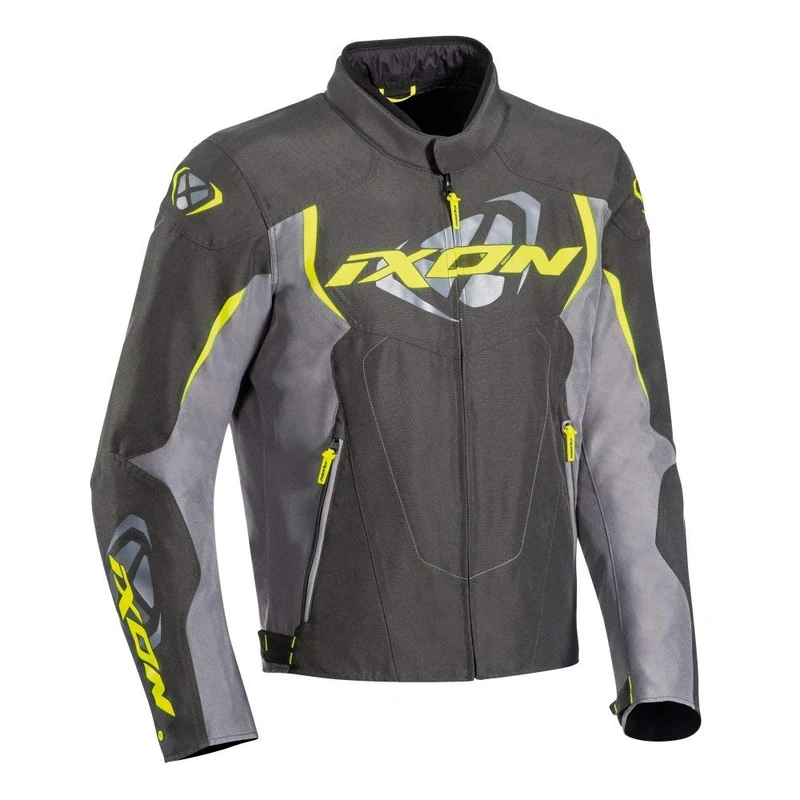 Ixon Motorcycle jackets Cobra ANTHRACITE/Gray/Yellow, Anthracite/Yellow, S