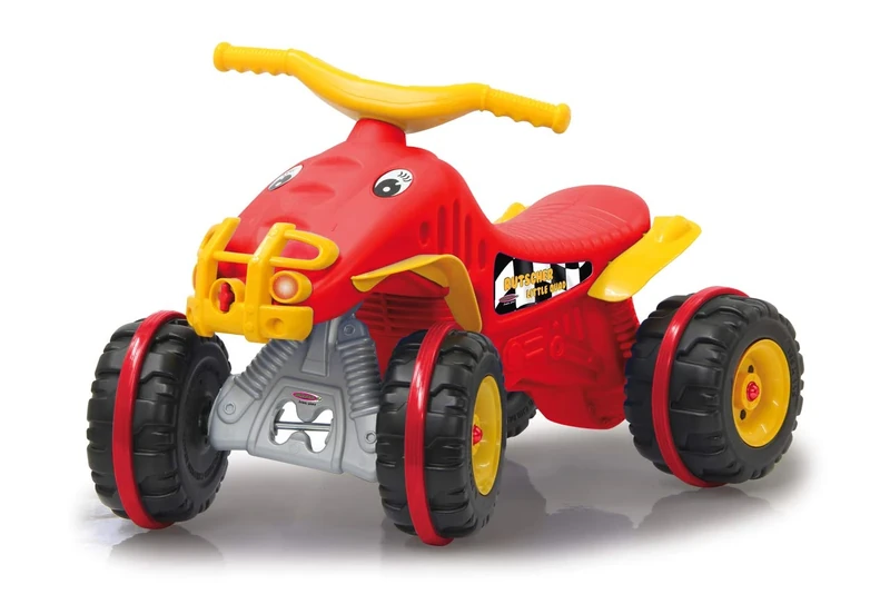 Jamara Little Quad 460576 Slider Red – Made of Durable Plastic Towing Hitch Ultra Grip Rubber Ring on Wheels