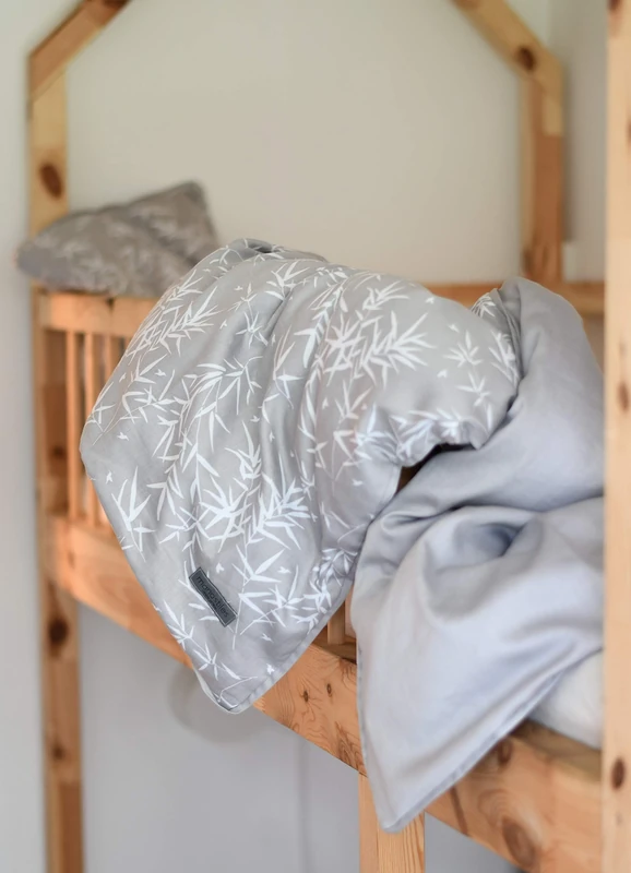 Manostiles Danish Design Organic Cotton Luxury Junior Bedding, Wolf Grey