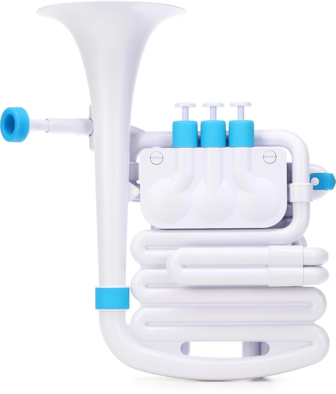 Nuvo jHorn in White with Blue trim,White with blue trim One size