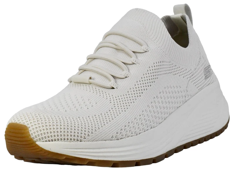Skechers Women's Bobs Sparrow 2.0-Allegiance Crew Sneaker, Off White, 3 UK - Image 1