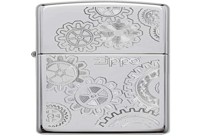 Zippo Lighter, Brass, Design, 5,83,81,2