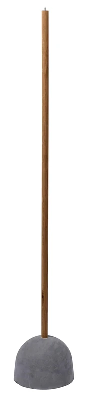 dobar Oak wood stand for the feeder Pickbar, stable stand with solid concrete base, diameter 2 x 100 cm - Image 1
