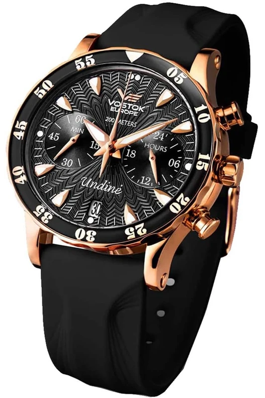 Vostok Europe Women Analog Quartz Watch with Silicone Strap VK64-515B568