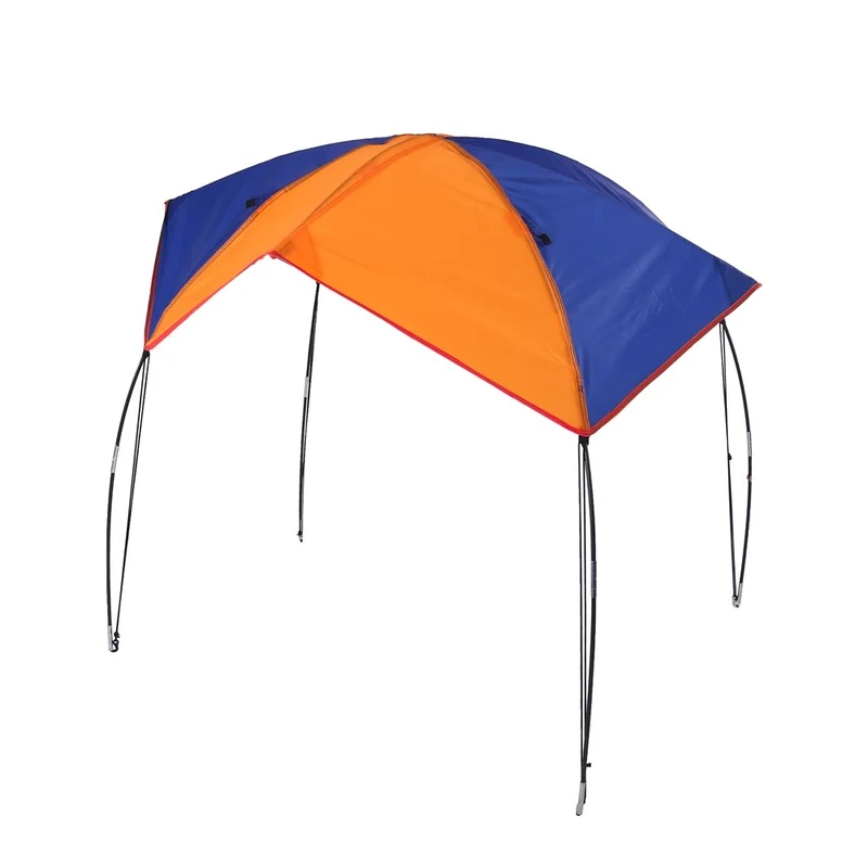 Inflatable Kayak Awning Canopy, Boat Sun Shade Shelter, 2/3/4 Persons Boat Sun Shelter Sailboat Awning Cover Fishing Canopy Tent Sun Shade Waterproof and protection(4 persons(for INTEX68351))