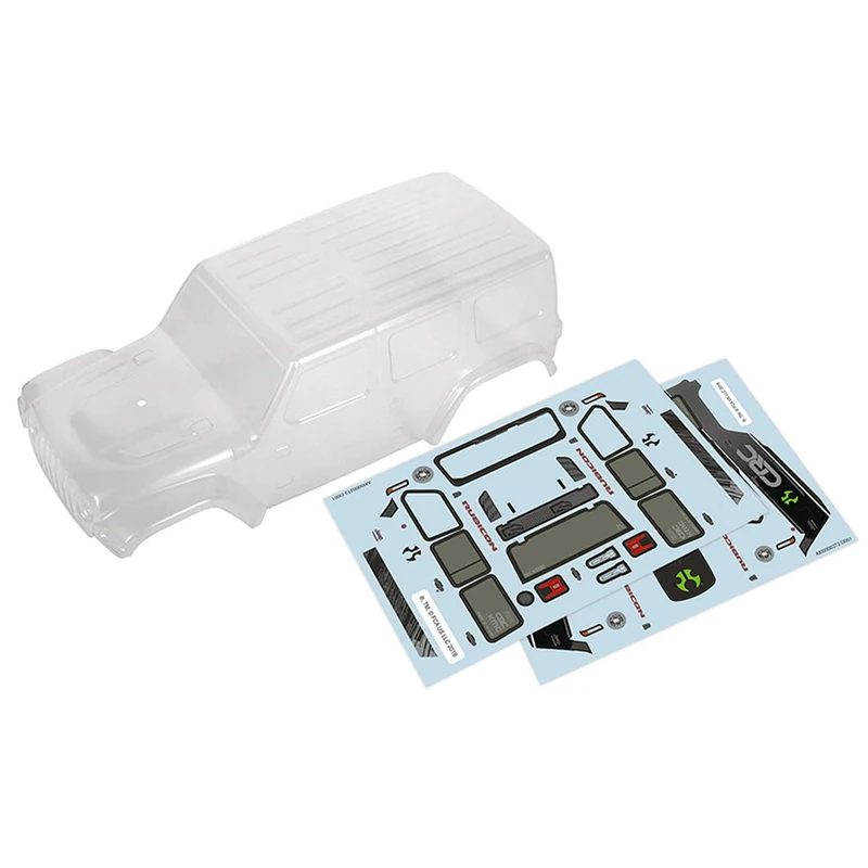 Axial Clear body, 2019 Jeep Wrangler JLU CRC: SCX24