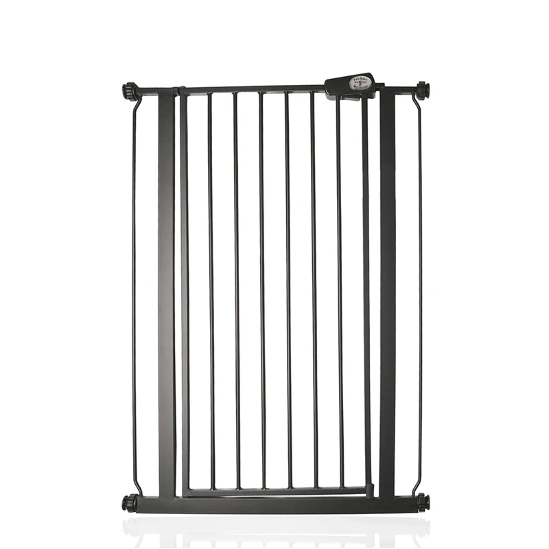 Bettacare Child and Pet Gate Narrow, 68.5cm - 75cm, Matt Black, Extra Tall Gate 104cm in Height, Narrow Pressure Fit Stair Gate, Baby Gate and Suitable for Dog Gate or Pet Barrier, Easy Installation