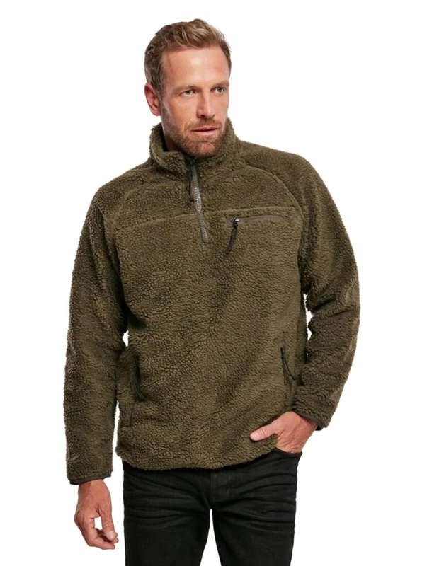 Brandit Teddyfleece Troyer, color: olive, size: 5XL