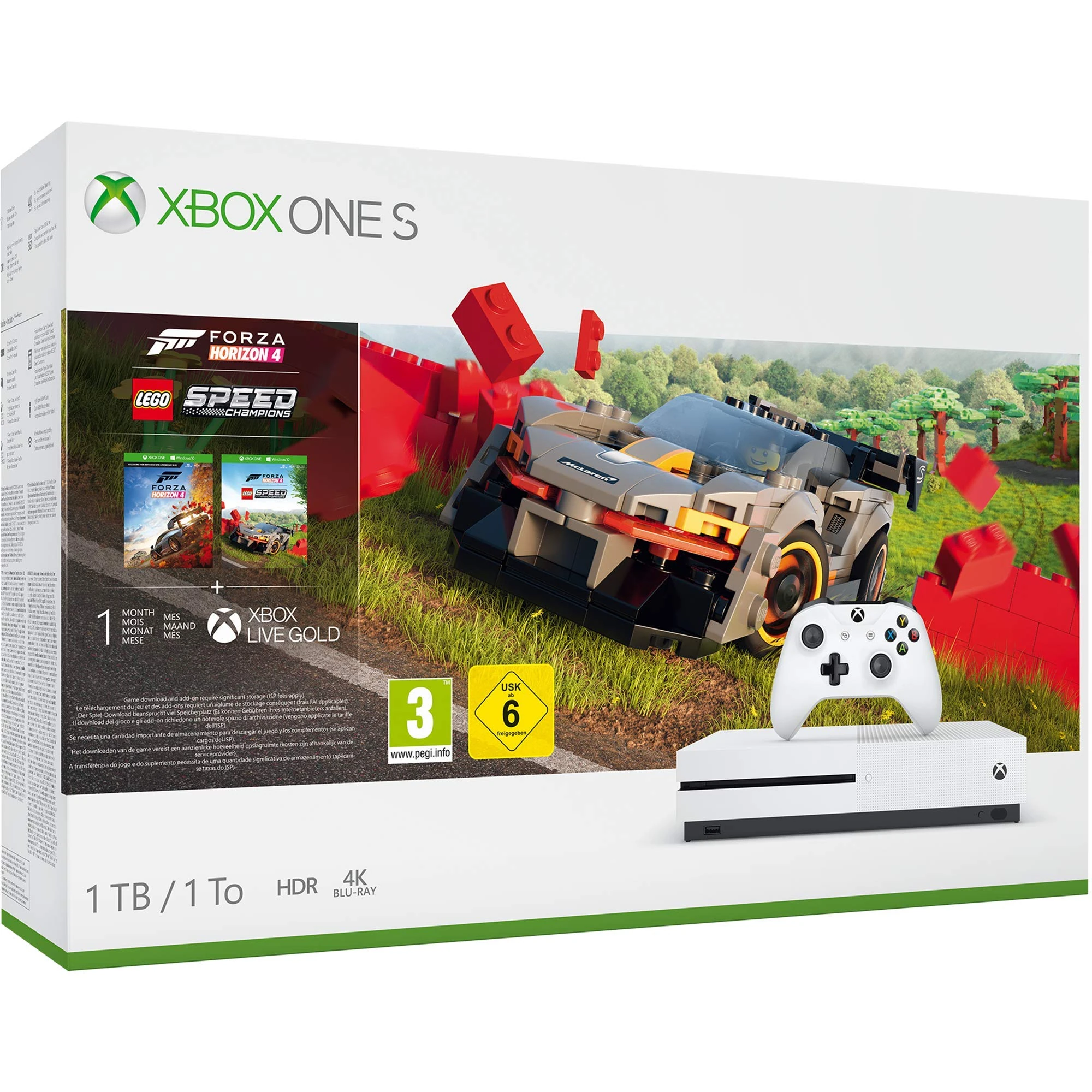 Xbox One S 1TB Console - Forza Horizon 4 Lego Speed Champions Bundle (Xbox One)